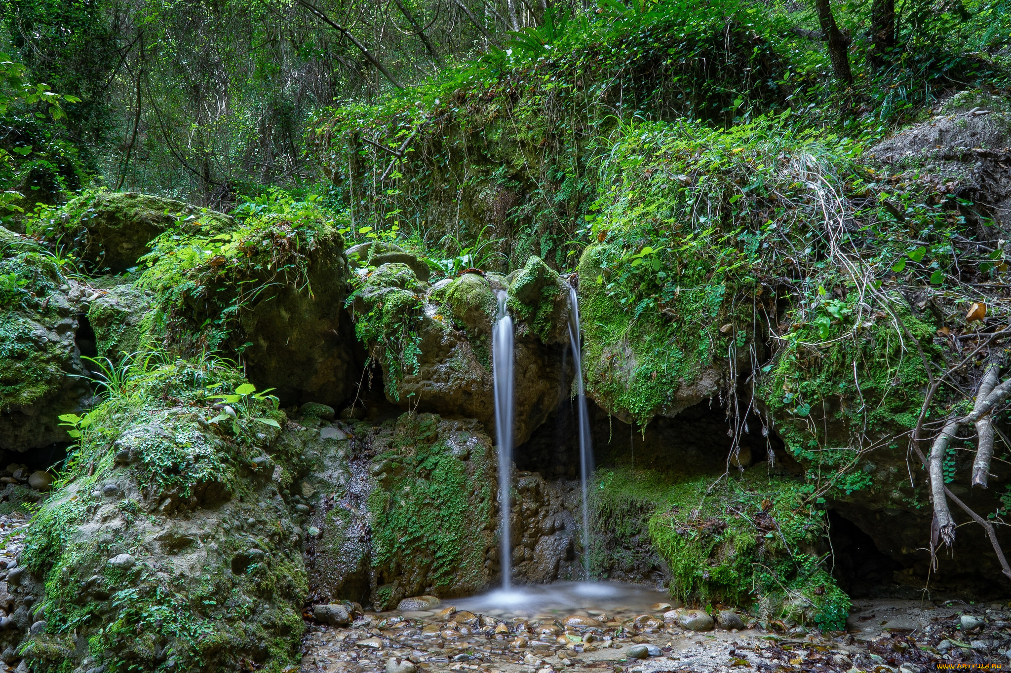 природа, водопады, простор
