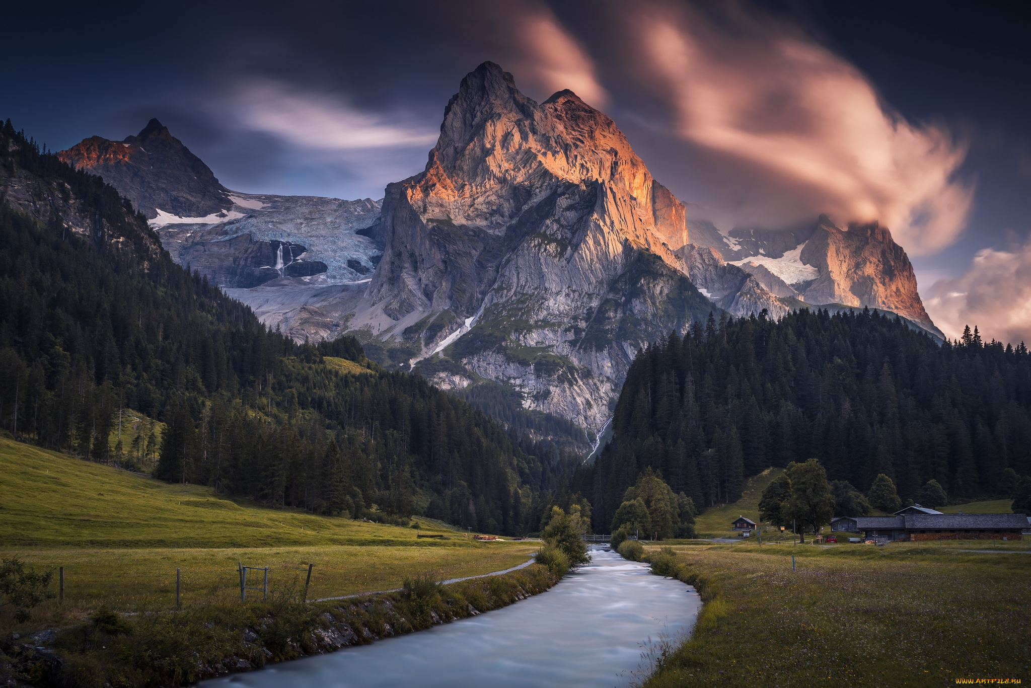 природа, горы, простор