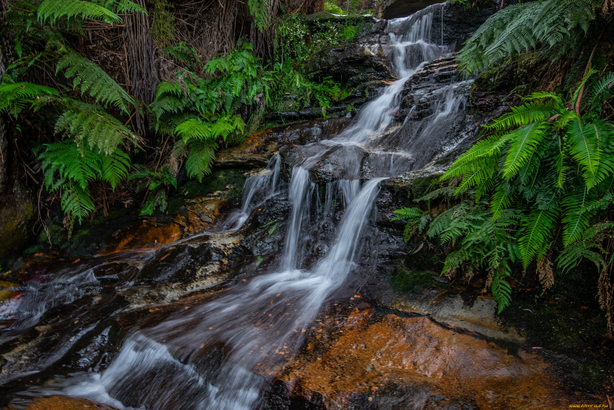 природа, водопады, простор