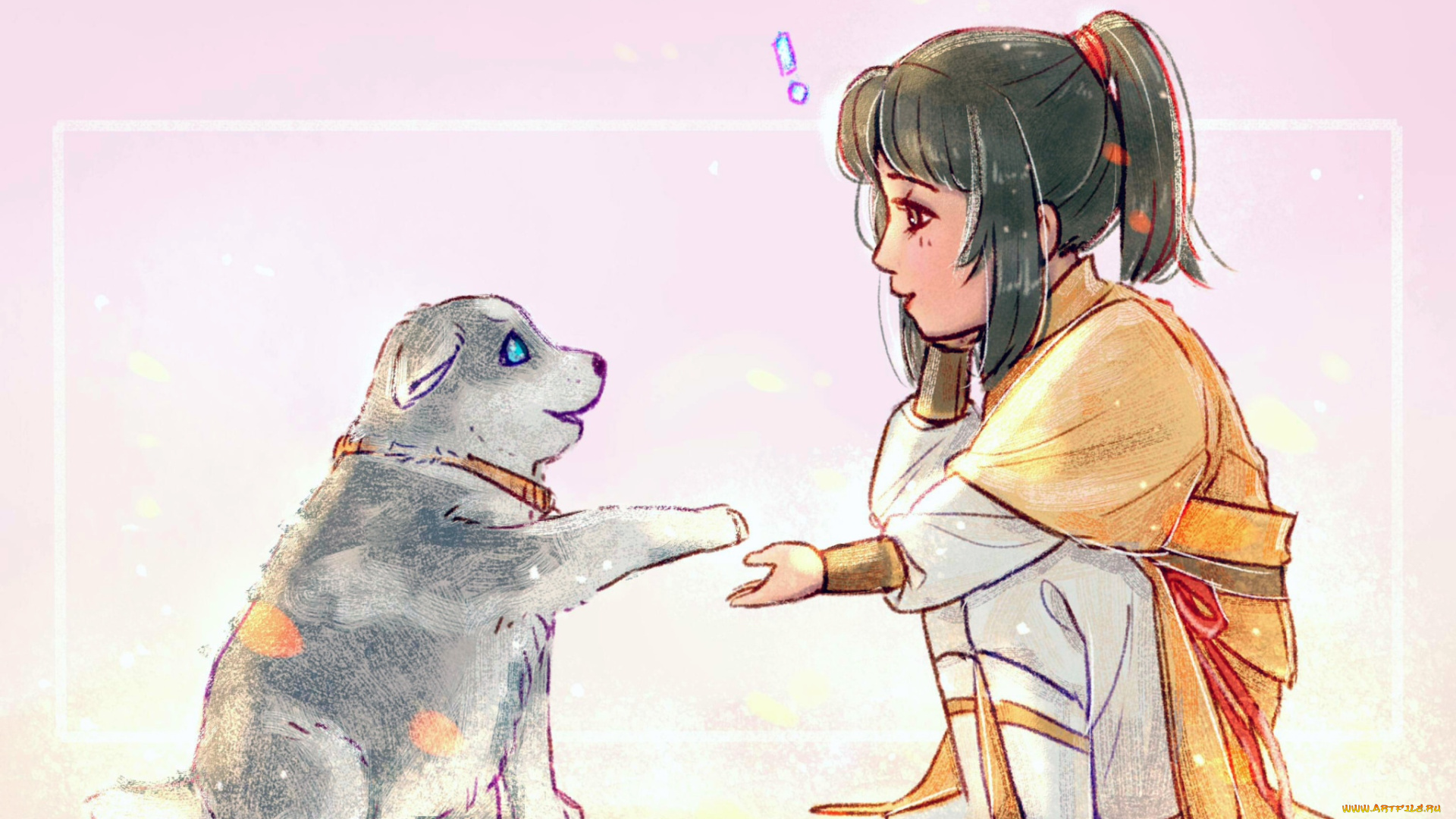 аниме, mo, dao, zu, shi, цзинь, лин, щенок