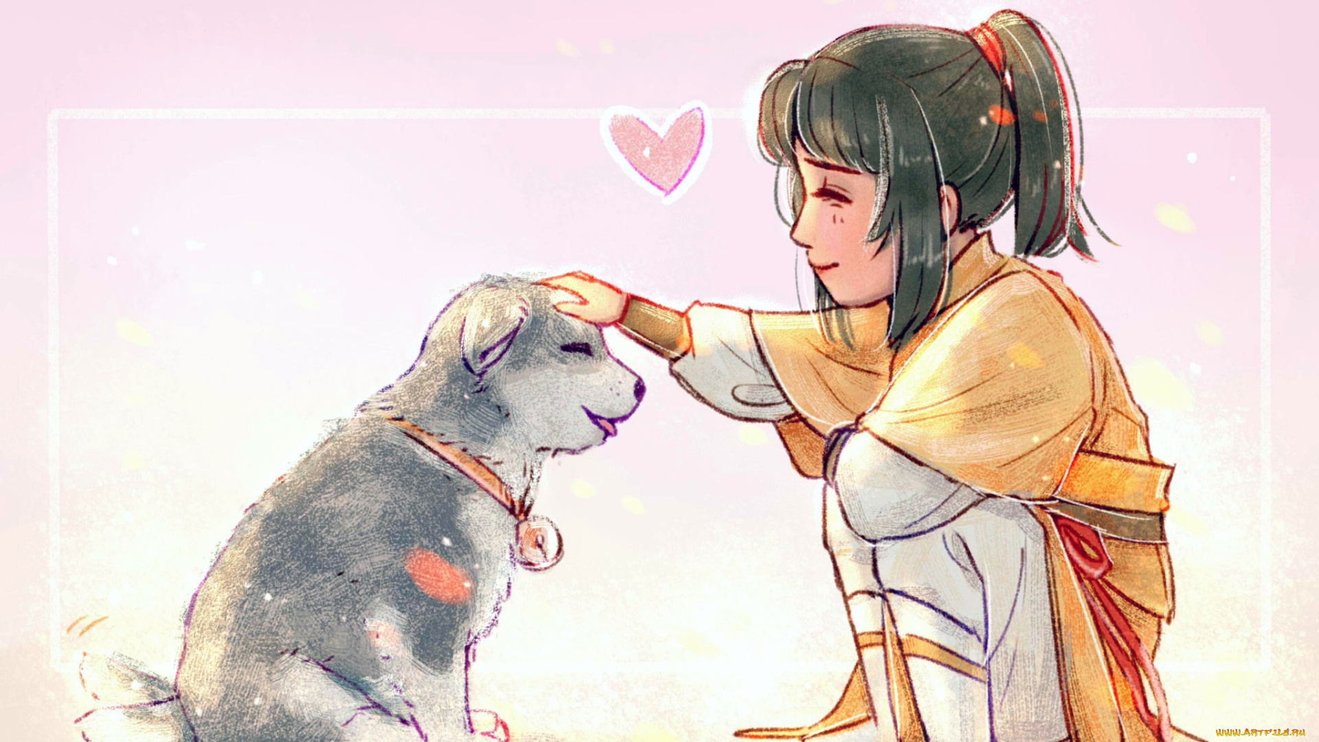 аниме, mo, dao, zu, shi, цзинь, лин, щенок