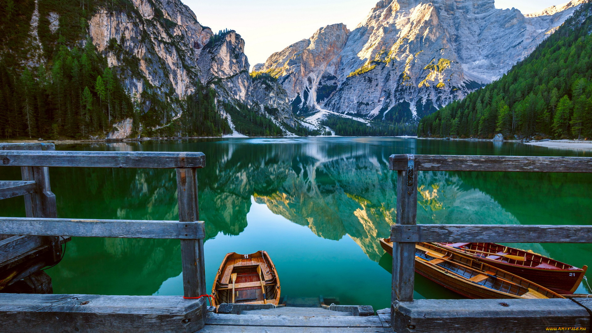 корабли, лодки, , шлюпки, горы, озеро, отражение