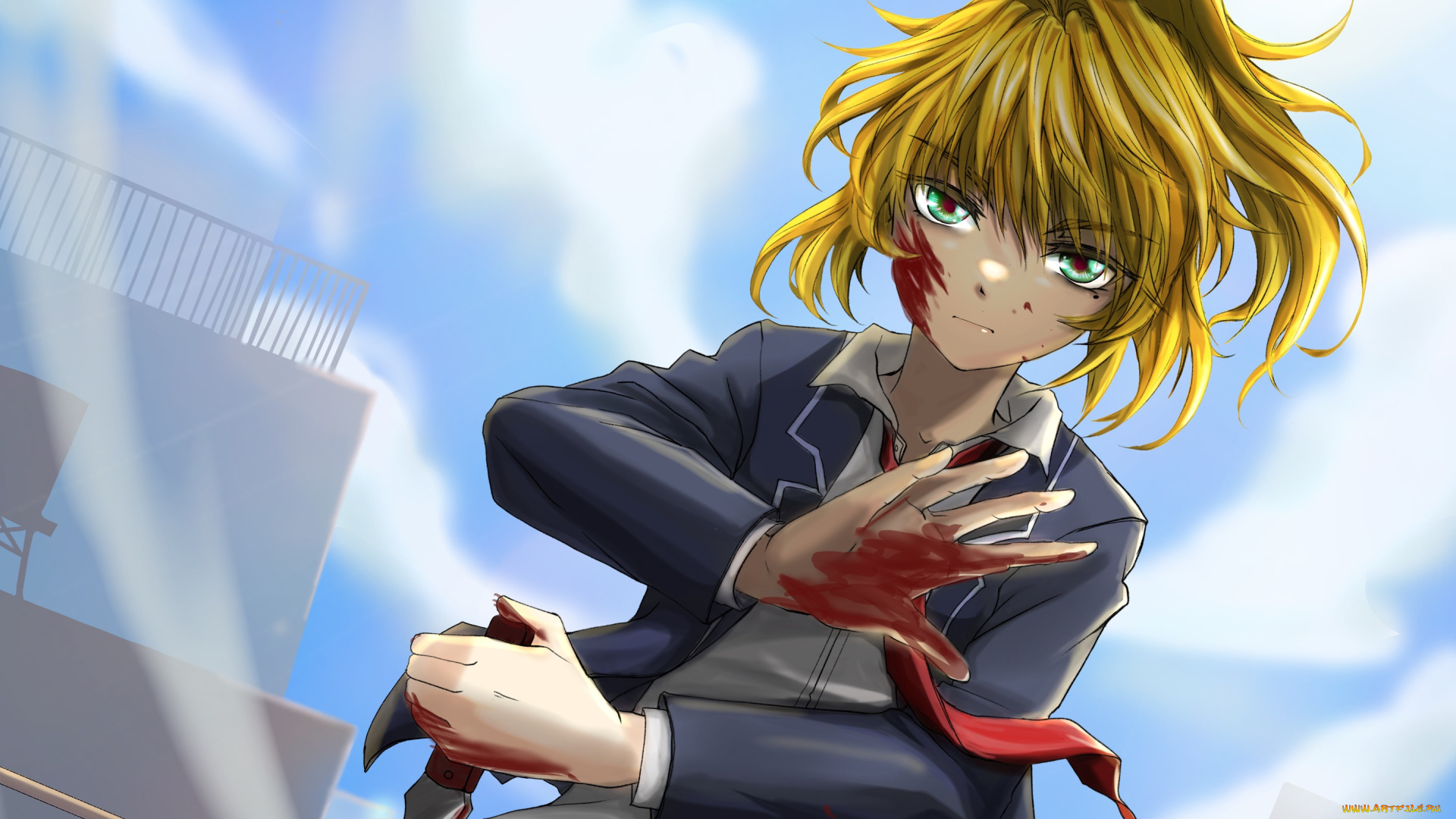 аниме, high-rise, invasion, high, rise, invasion