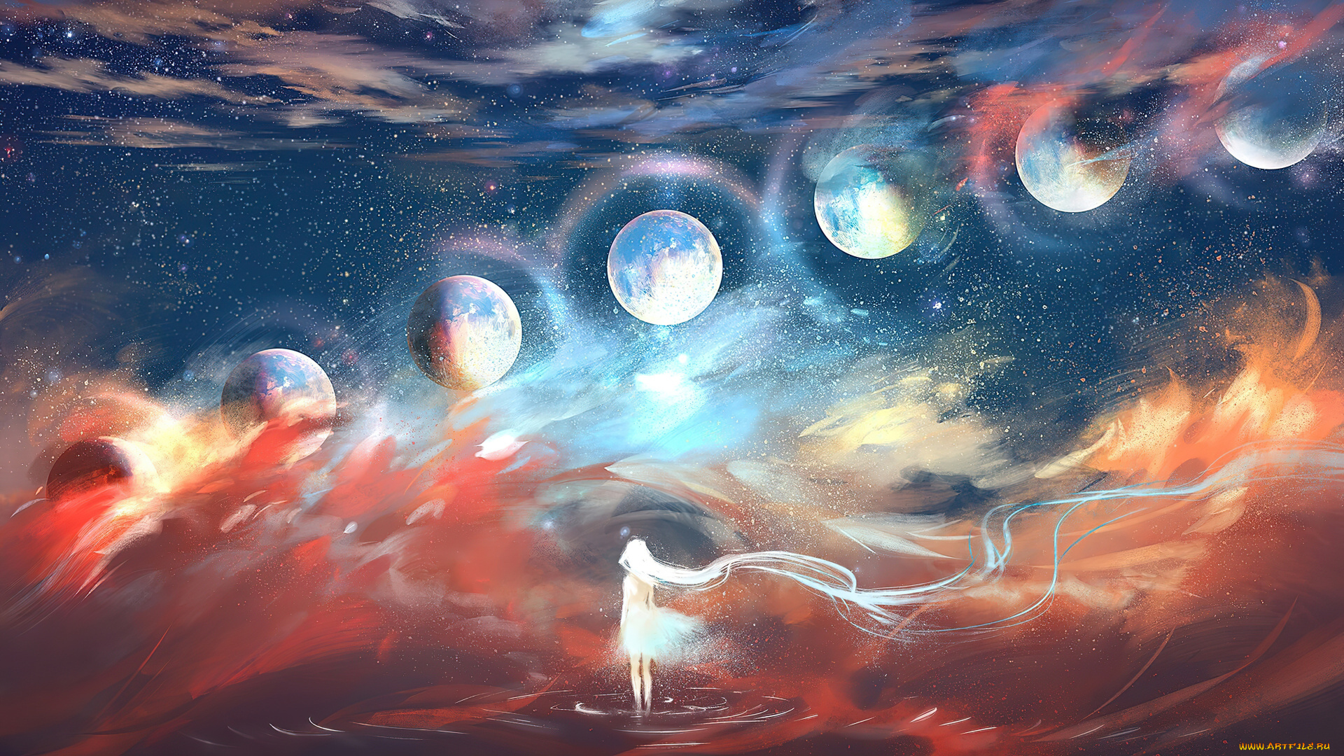 аниме, магия, , колдовство, , halloween, девушка