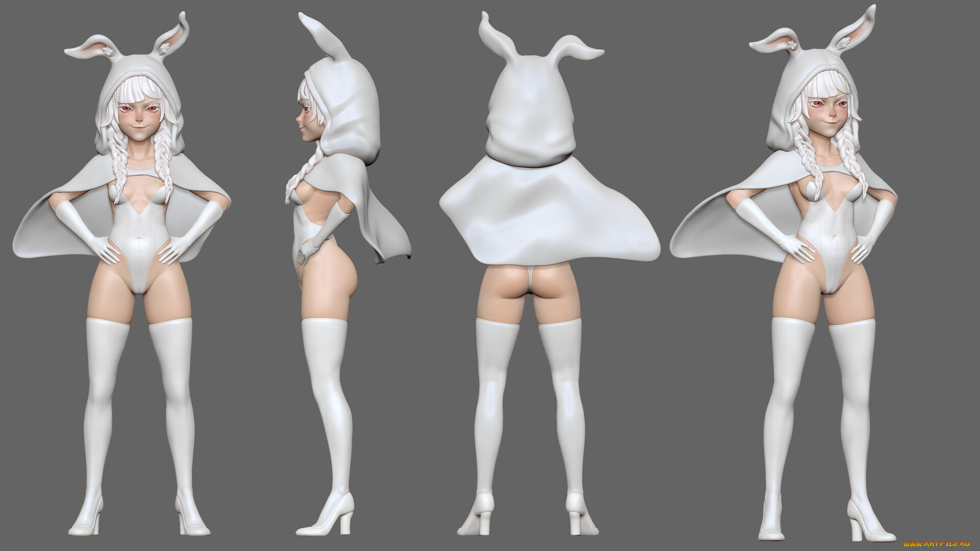 3д, графика, мультфильмы, и, в, игры, bunny