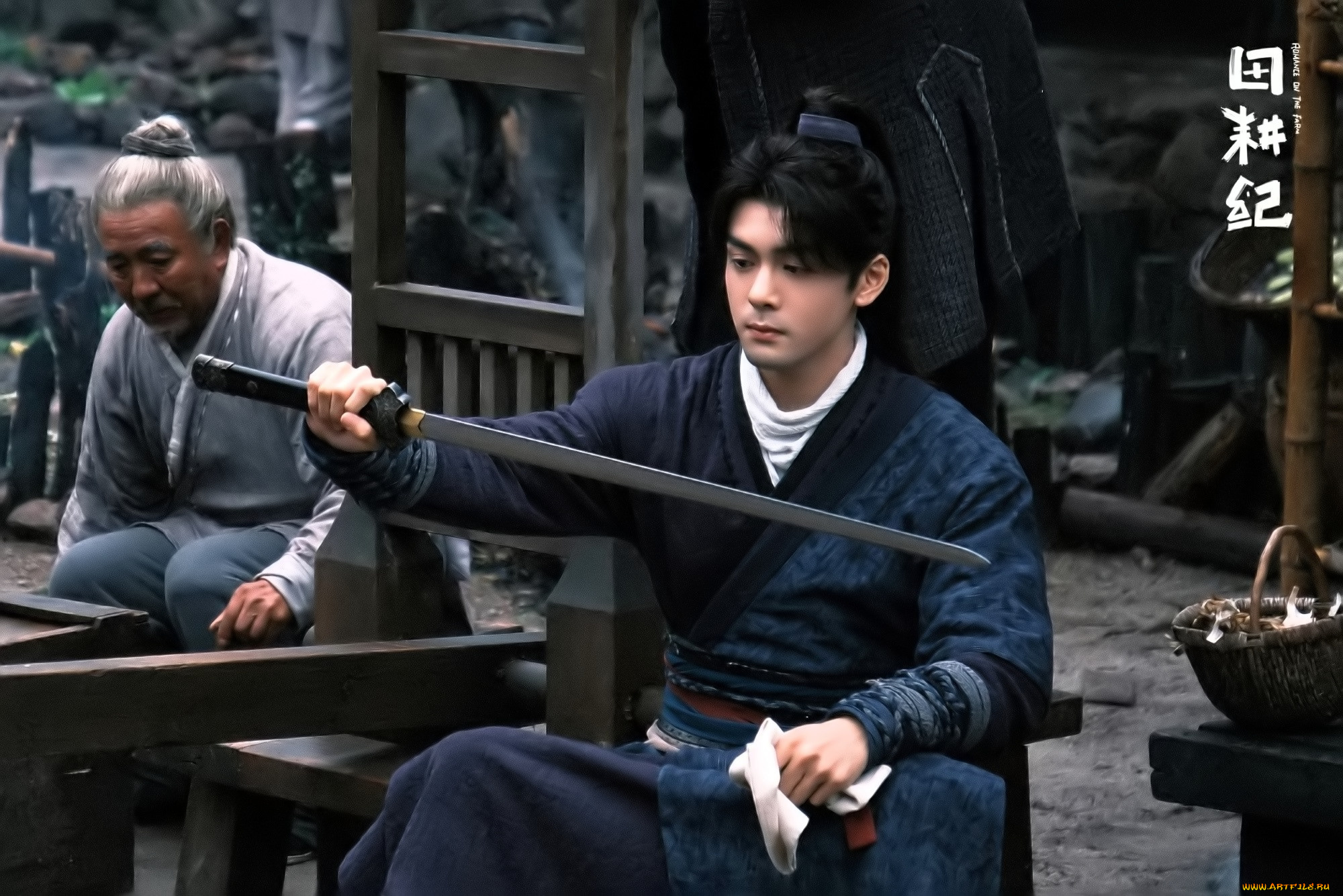 кино, фильмы, romance, on, the, farm, парень, меч, старик