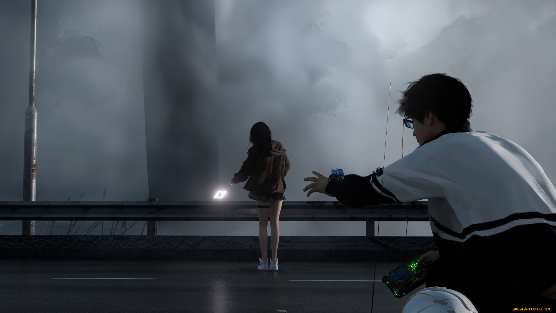 фэнтези, люди, парень, девушка