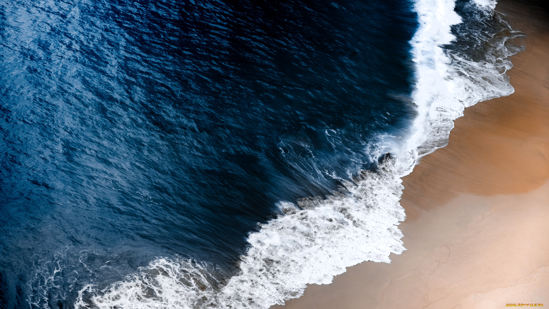 природа, побережье, море, берег, пена