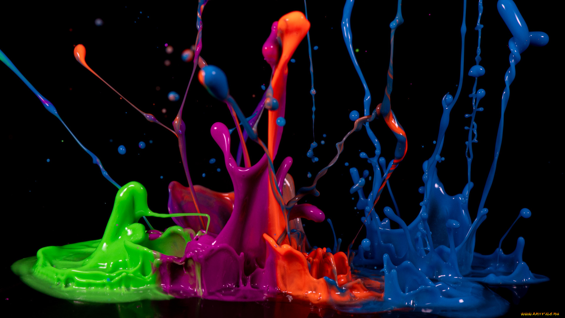 разное, капли, , брызги, , всплески, краски