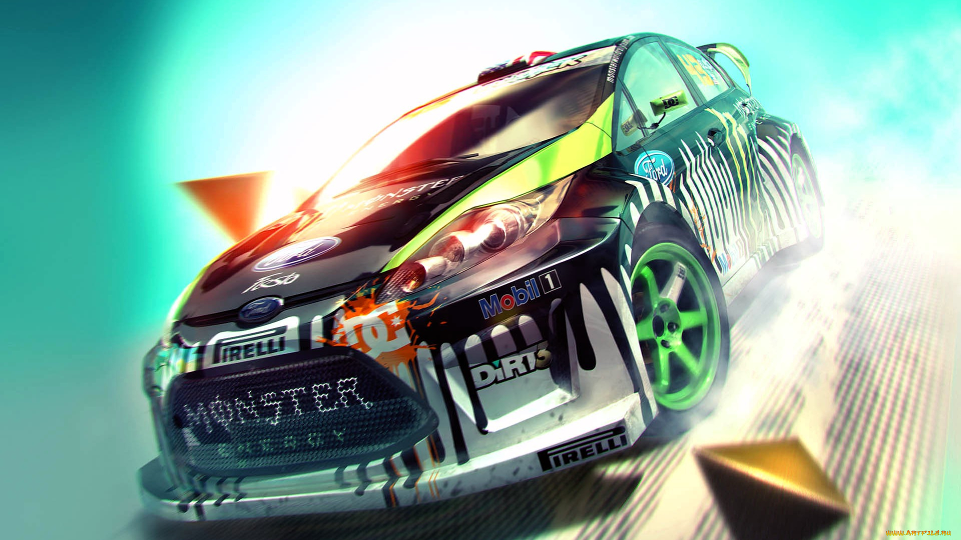 видео, игры, dirt, 3, машина, ралли, гонка, пирамидки