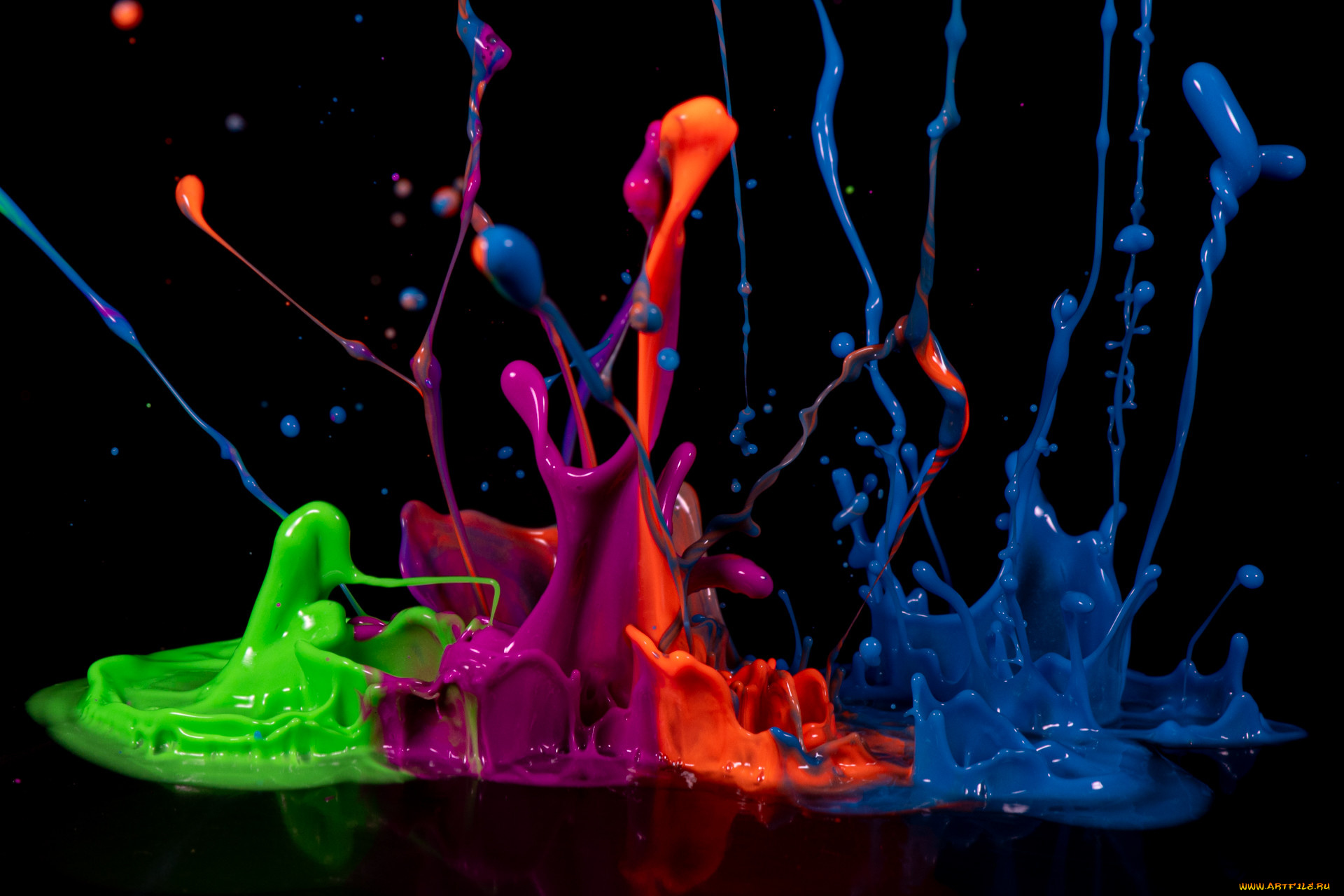 разное, капли, , брызги, , всплески, краски