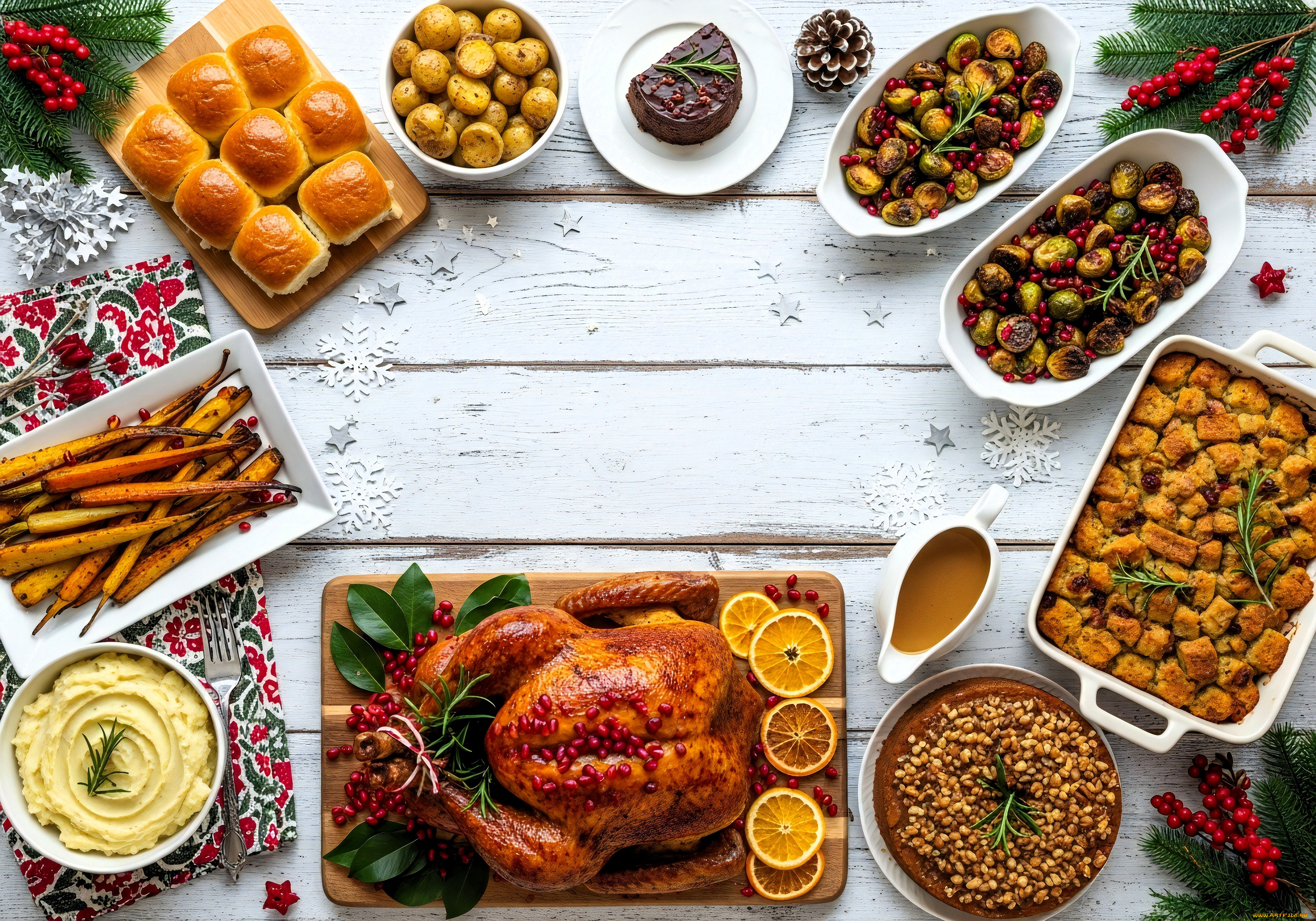 3д, графика, еда-, food, еда, угощения, блюда, ветка, ягоды, шишки