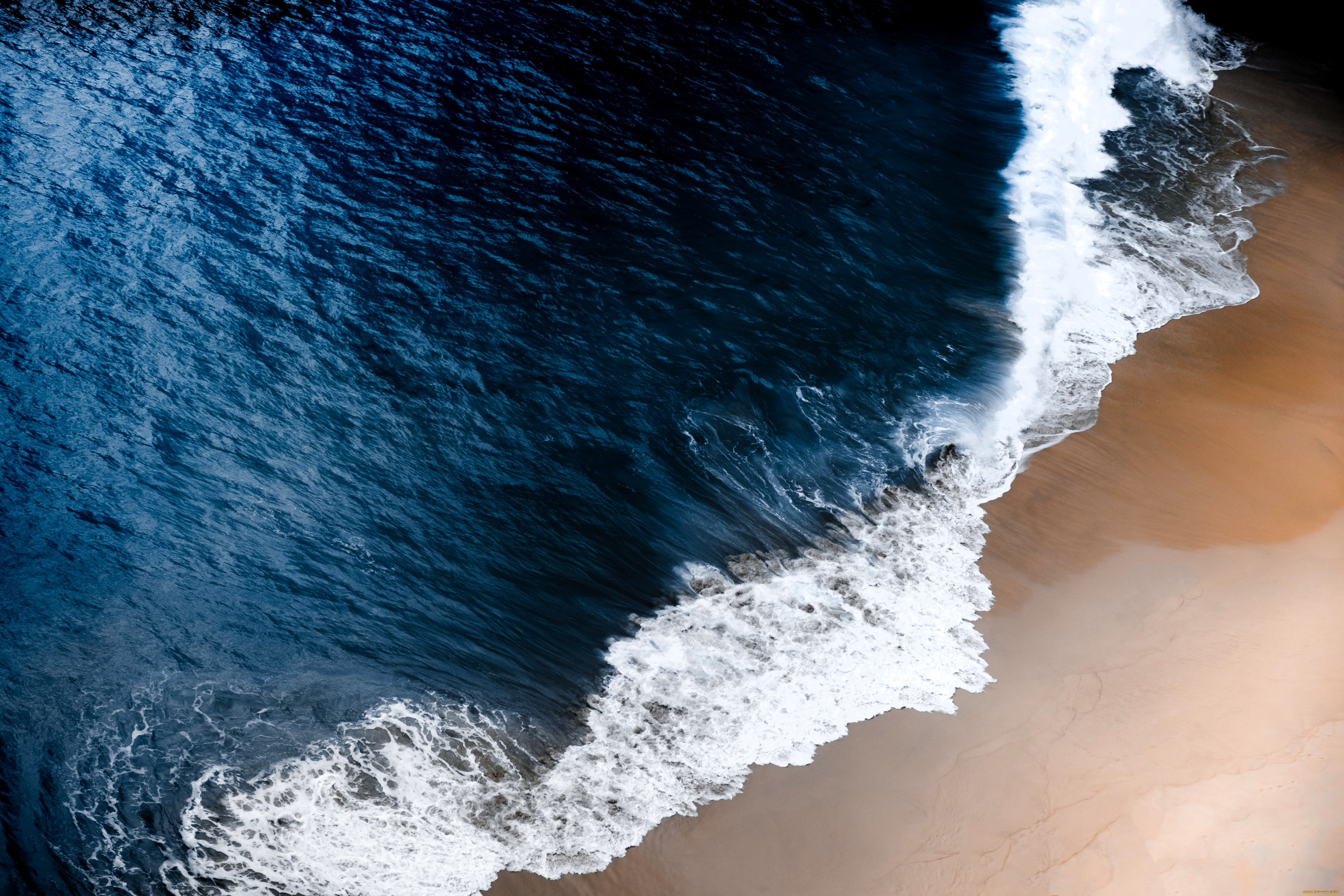 природа, побережье, море, берег, пена