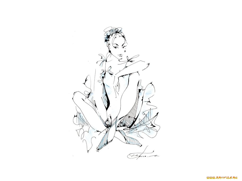 рисованные, минимализм