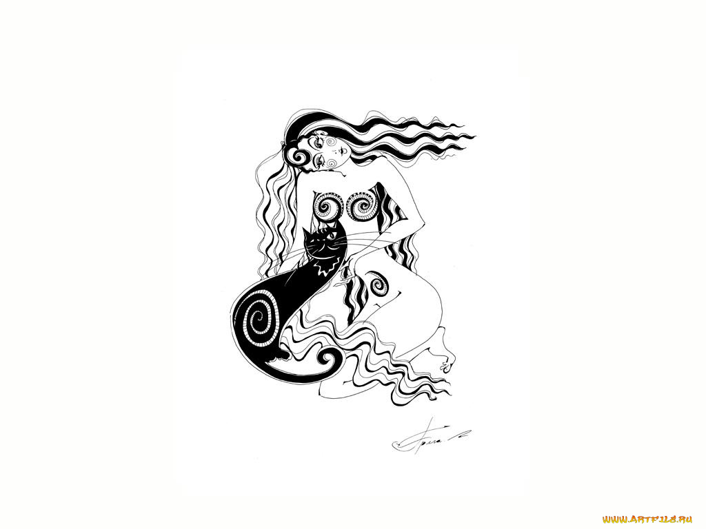 рисованные, минимализм