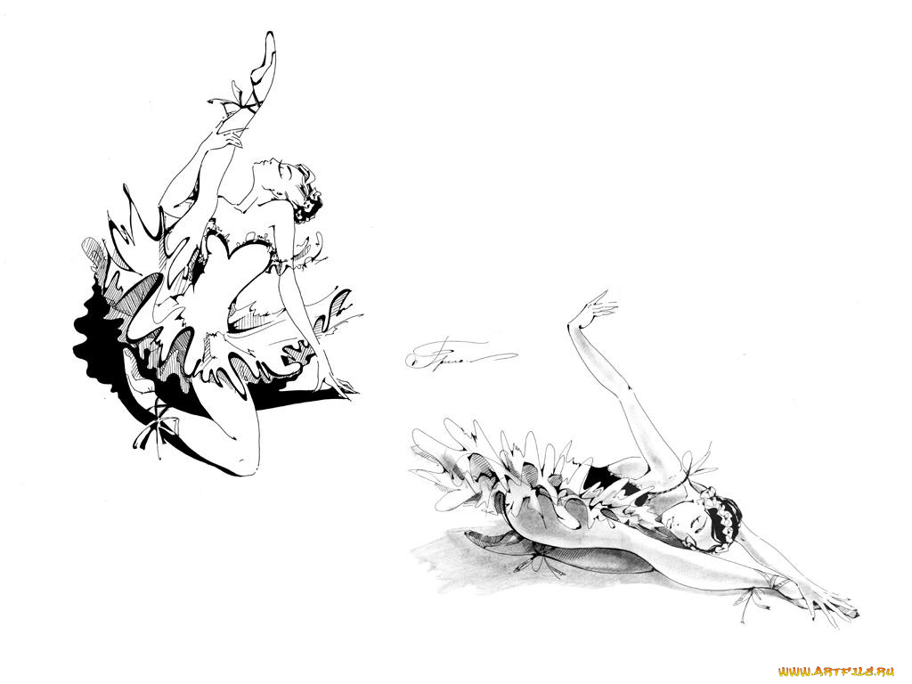 рисованные, минимализм