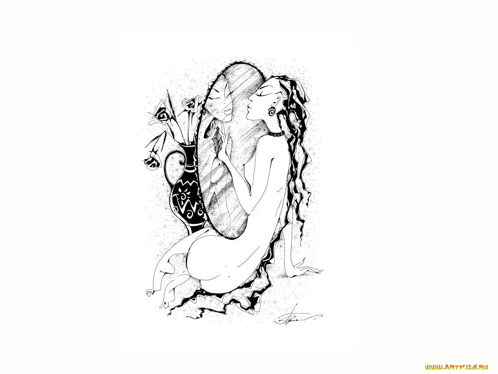 рисованные, минимализм