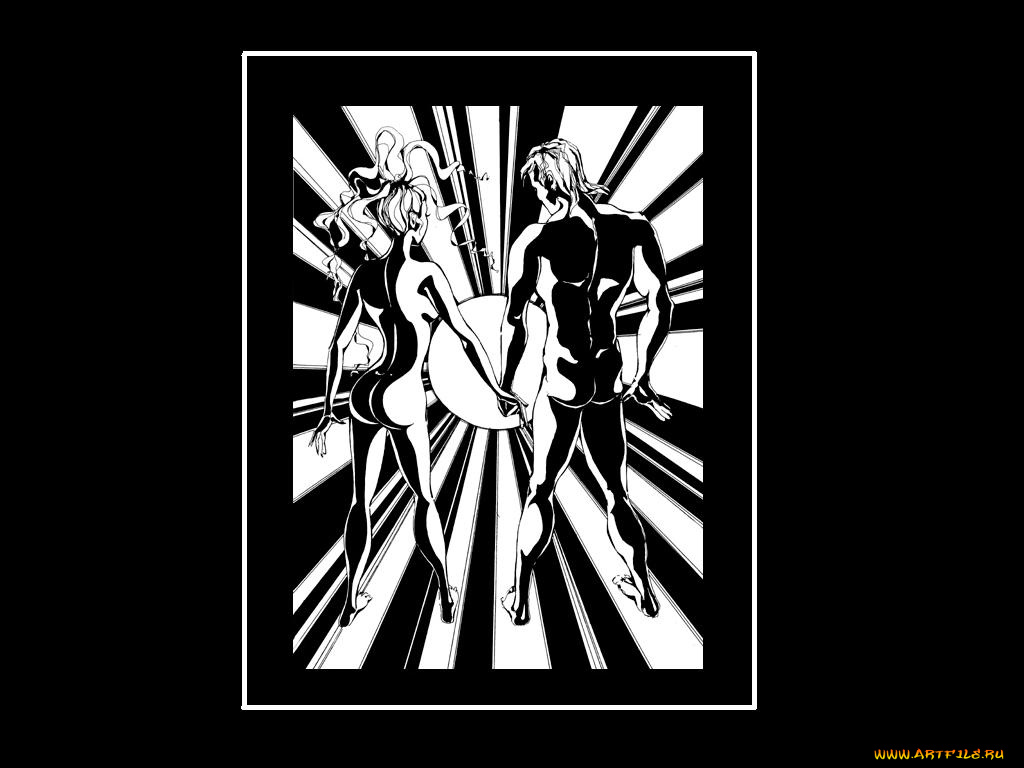 рисованные, минимализм