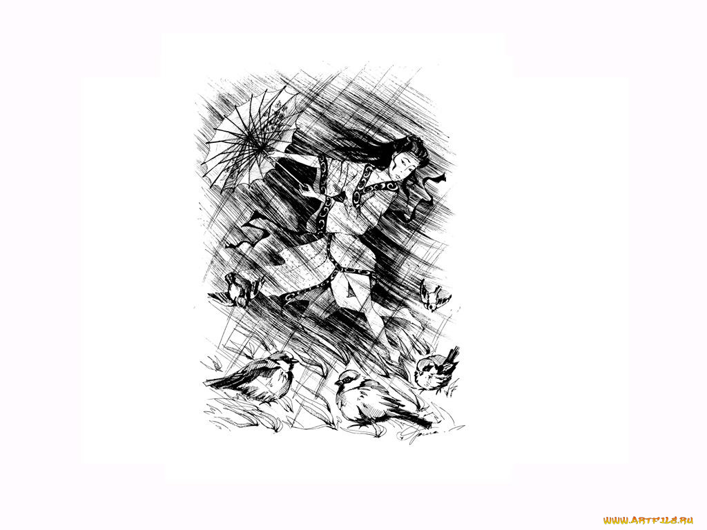 рисованные, минимализм