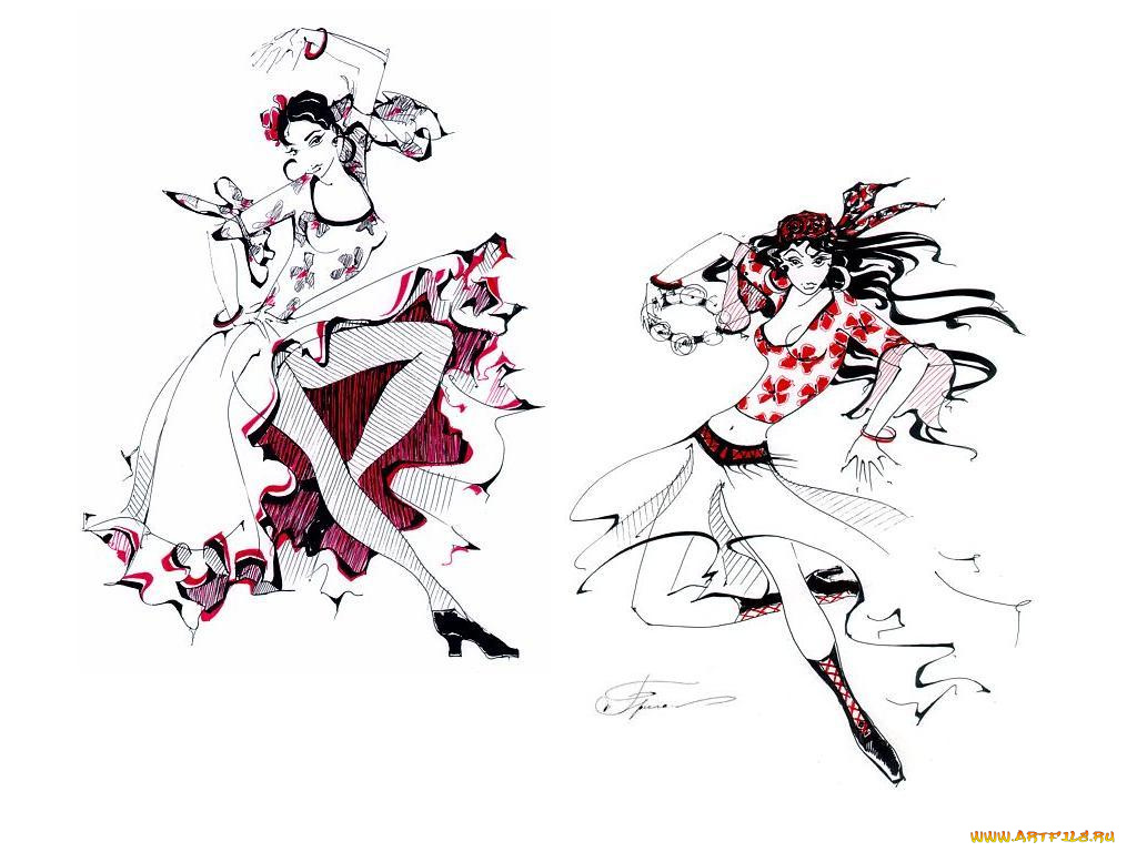 рисованные, минимализм