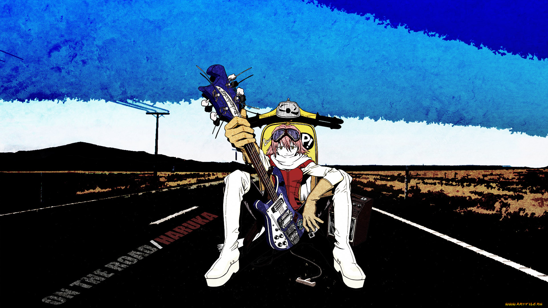 аниме, flcl