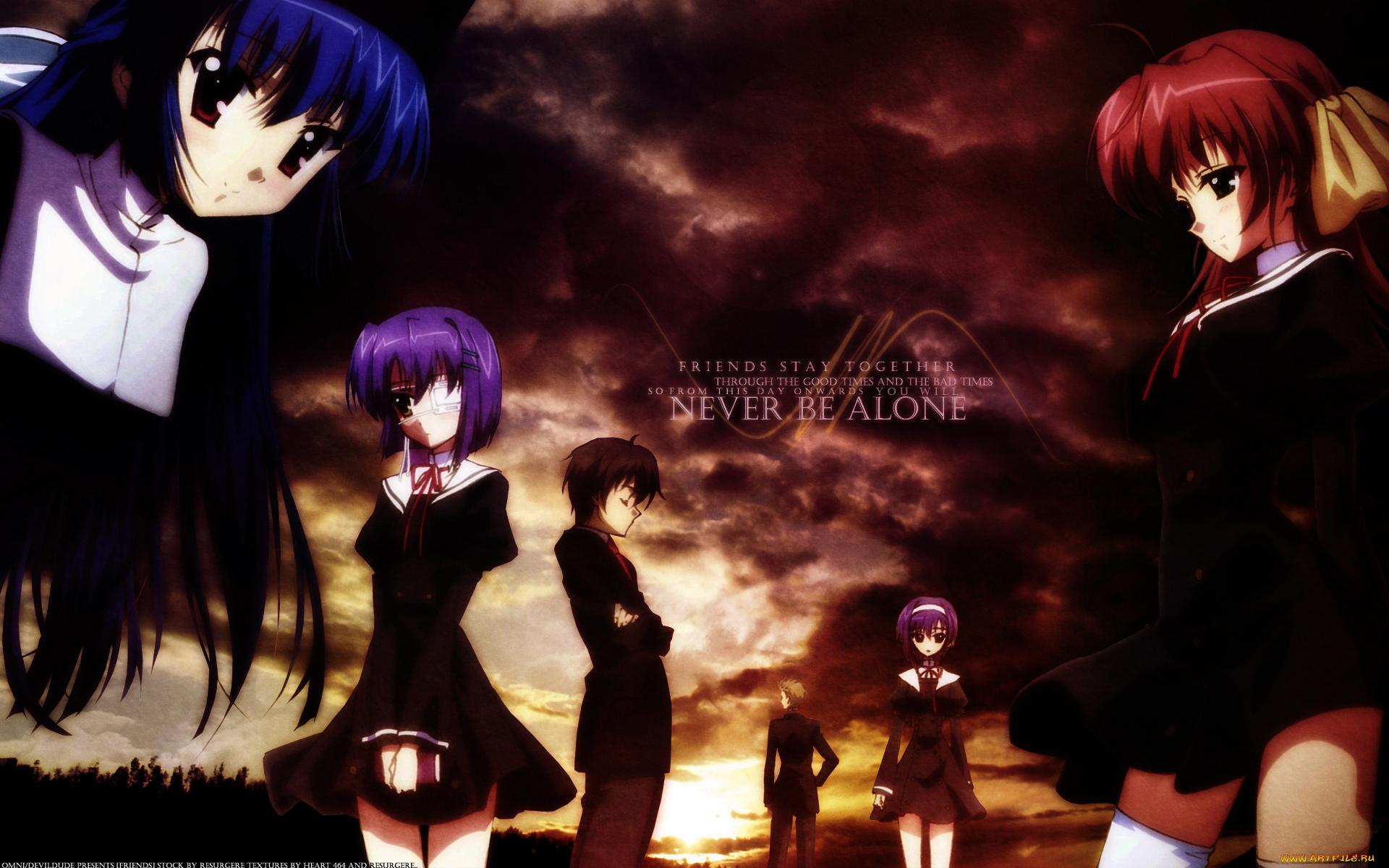 аниме, ef, tale, of, memories