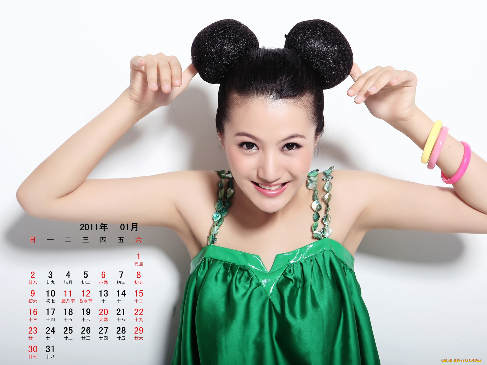 календари, девушки