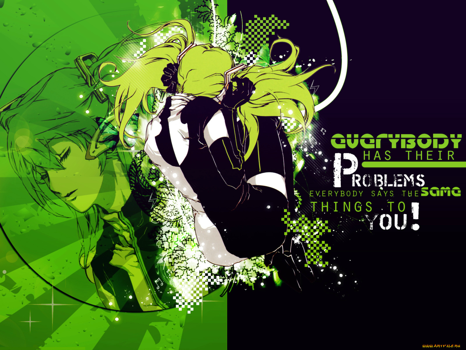 аниме, vocaloid, miku, hatsune