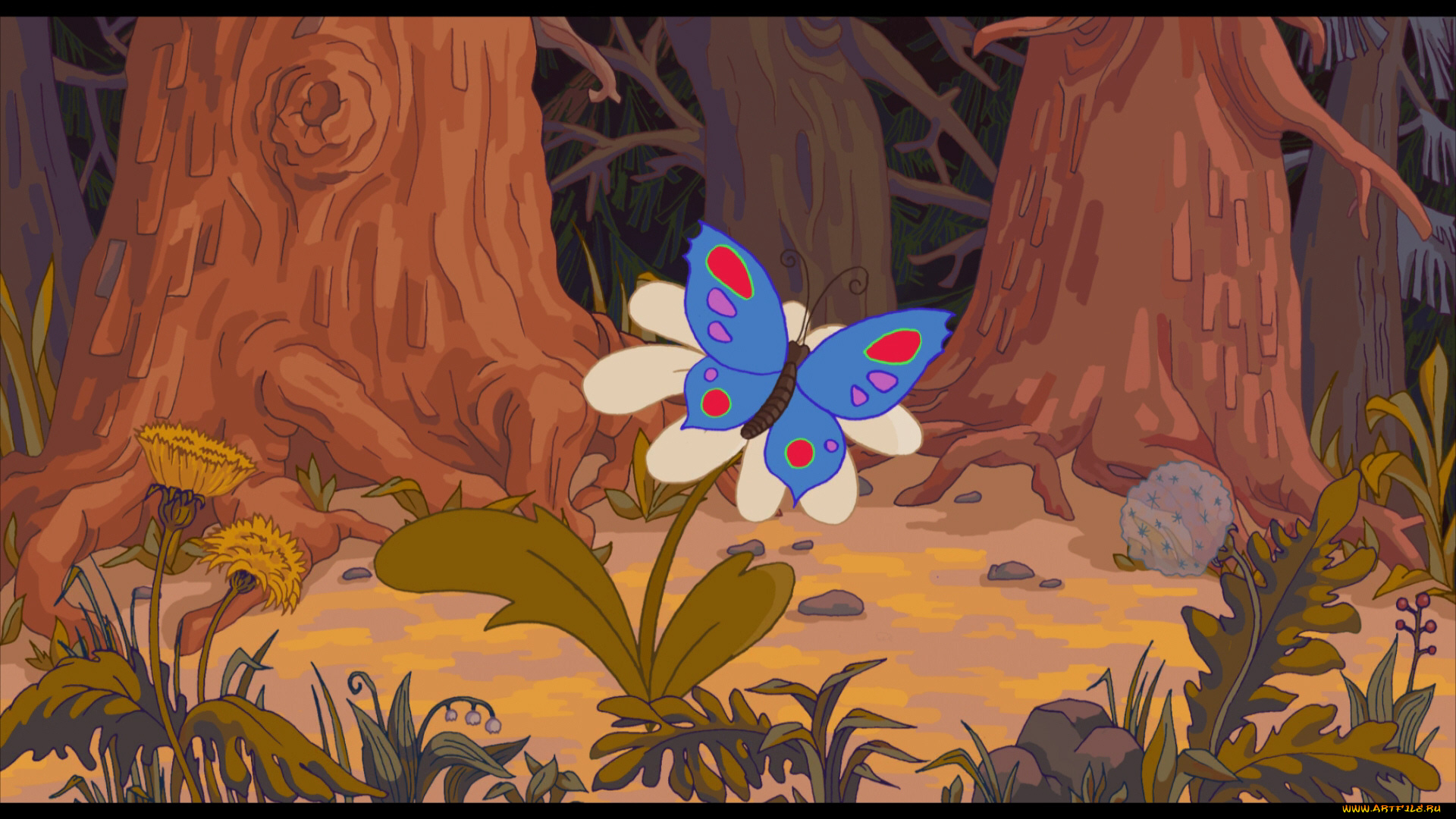 алёша, попович, тугарин, змей, мультфильмы, алеша, ромашка, бабочка