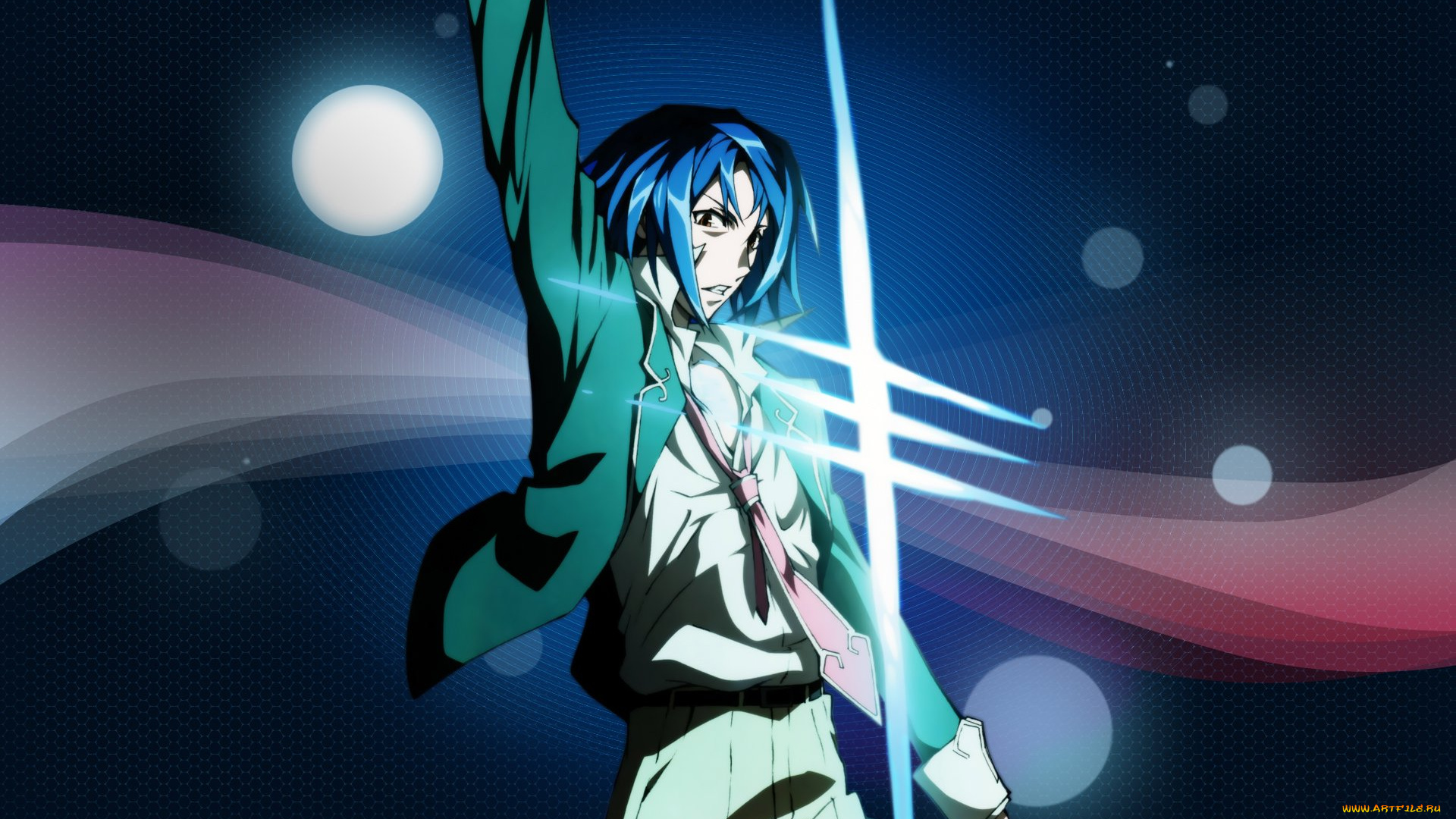 аниме, star, driver, галстук, парень