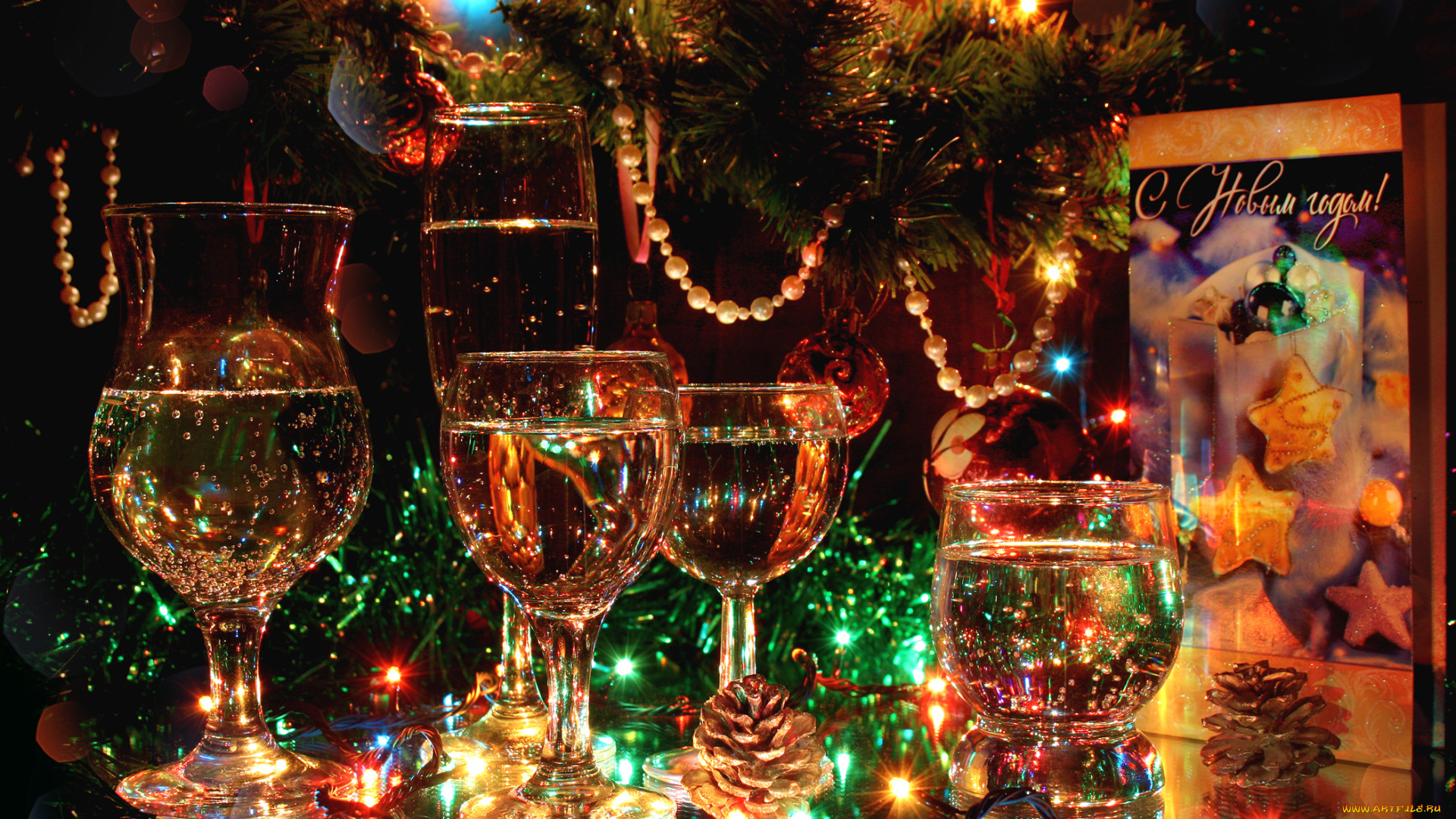 праздничные, угощения, с, новым, годом