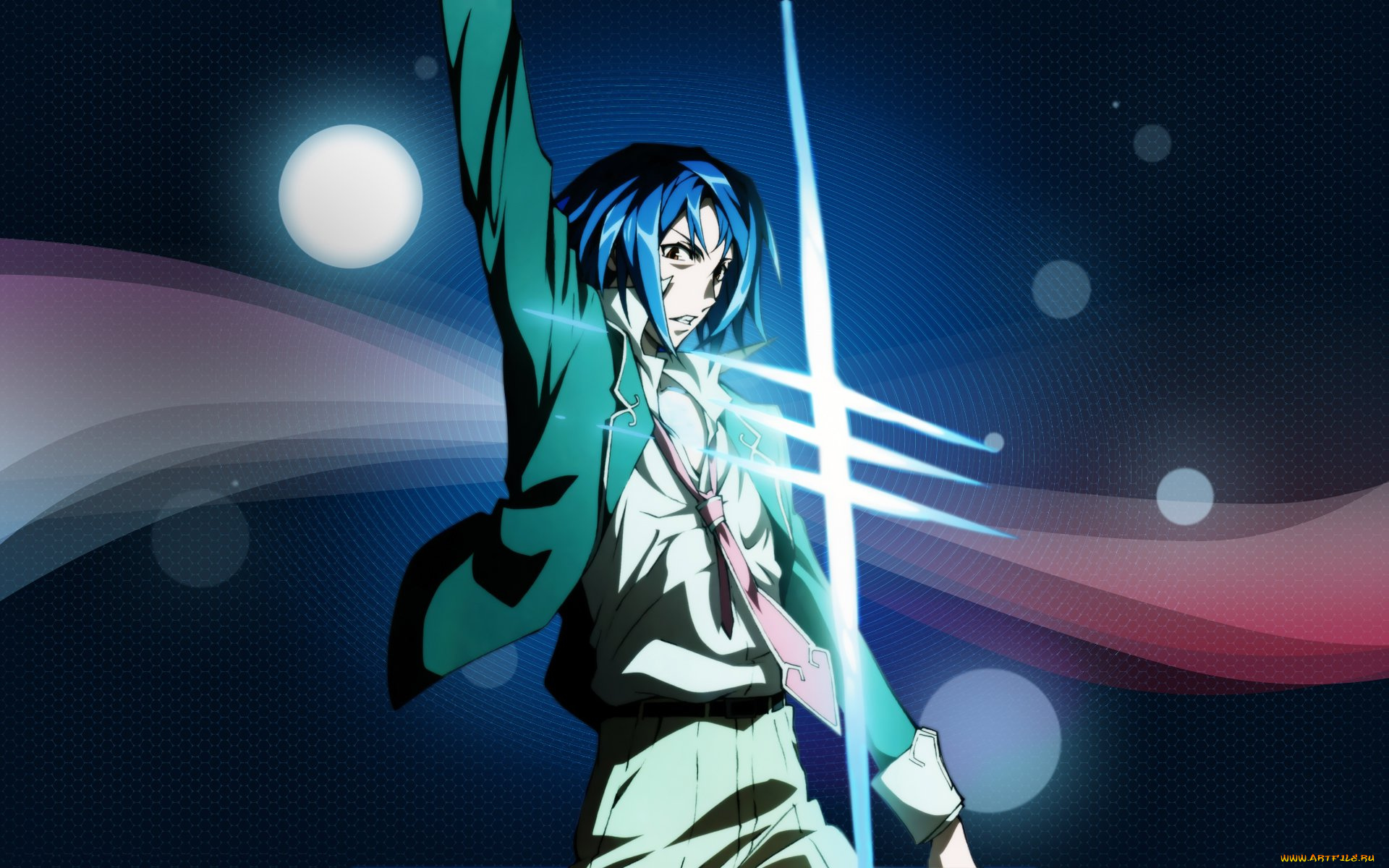 аниме, star, driver, галстук, парень