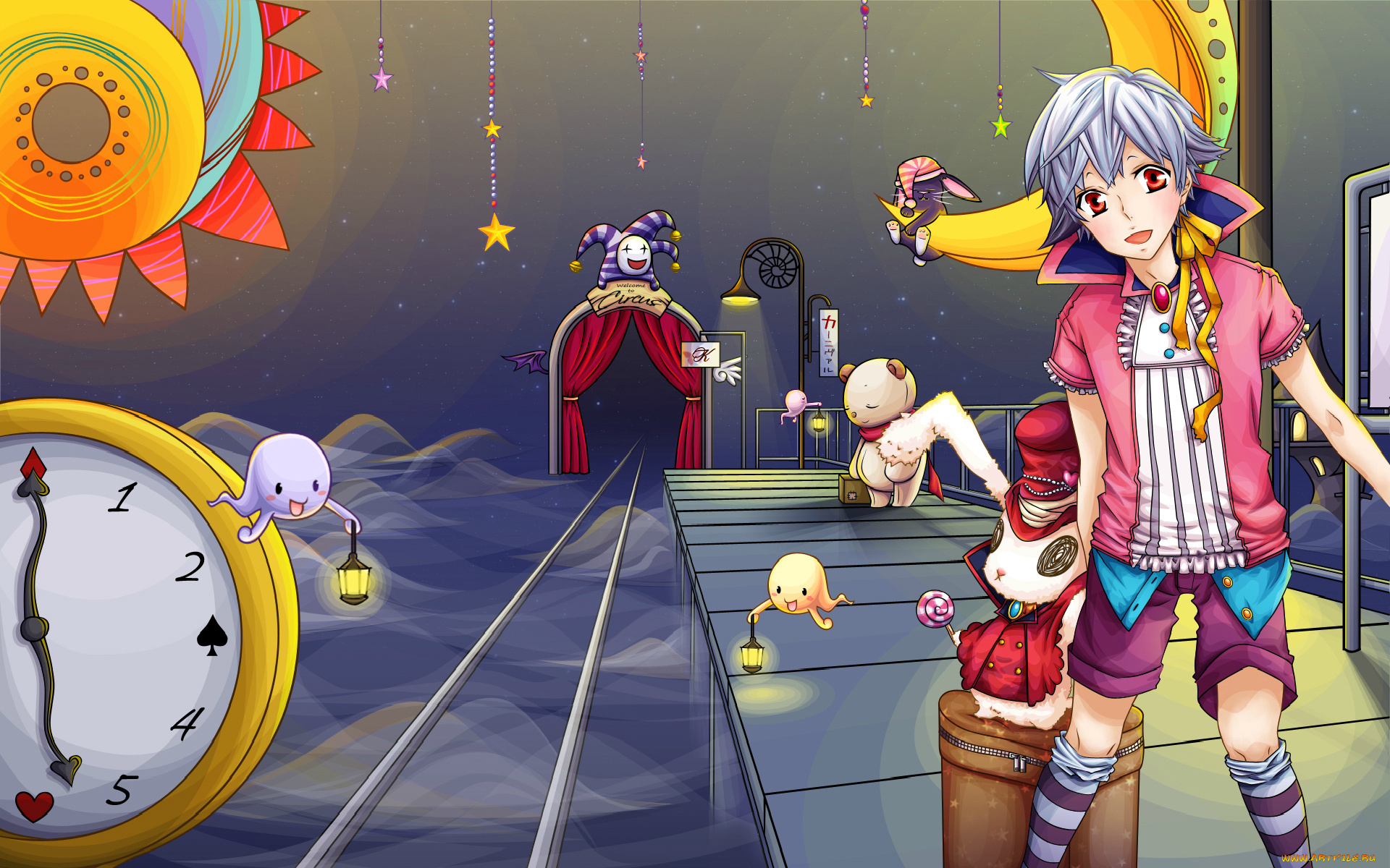 karneval, аниме, игрушки, мальчик