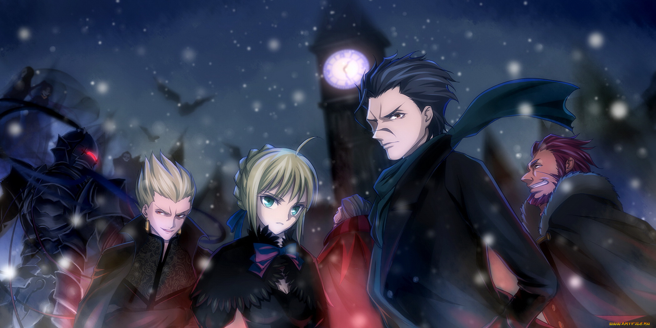 аниме, fate, zero, персонажи