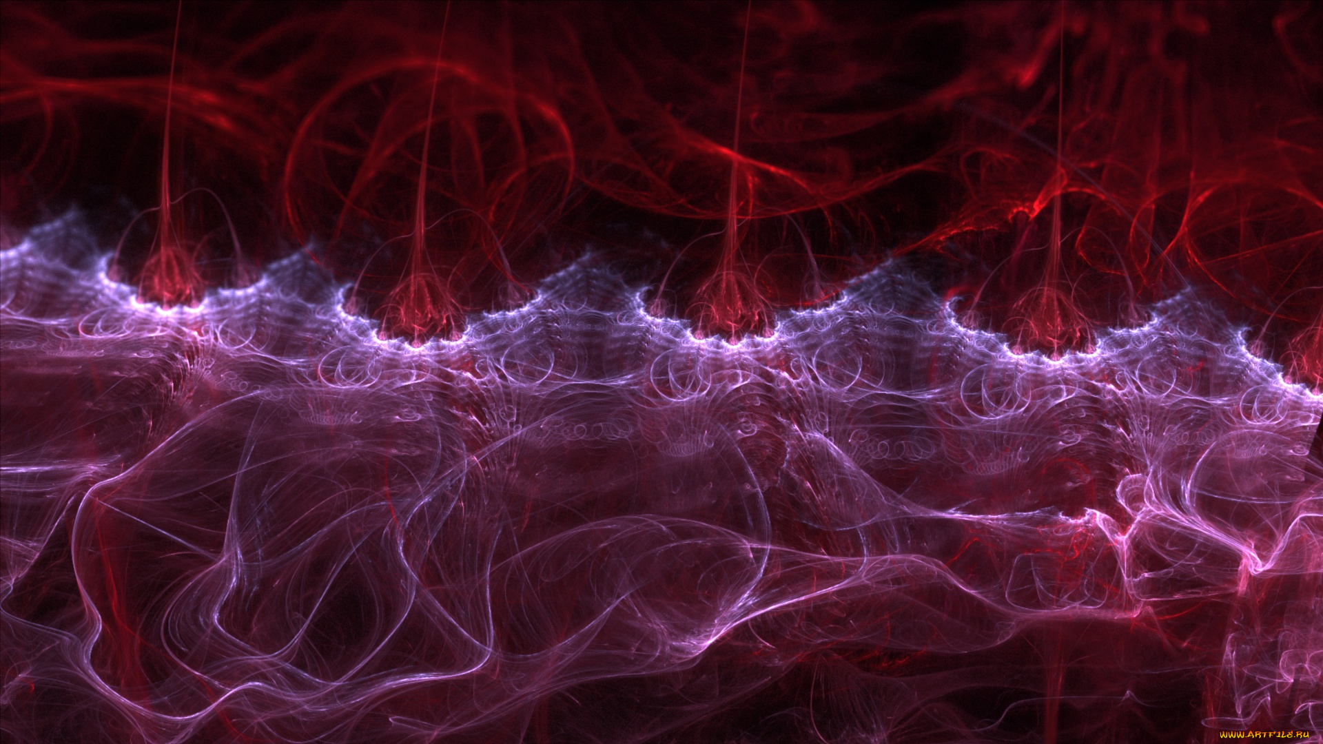 3д, графика, abstract, абстракции, изгибы, цвета, узор, фон, линии