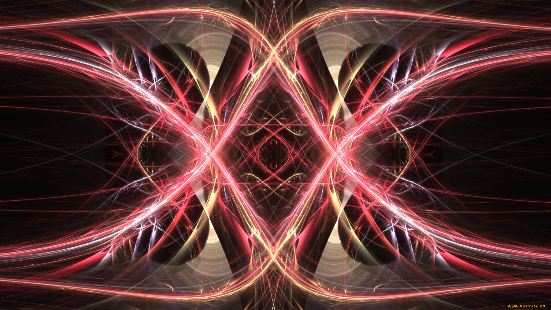 3д, графика, fractal, фракталы, фон, цвета, линии, темный, изгибы, узор