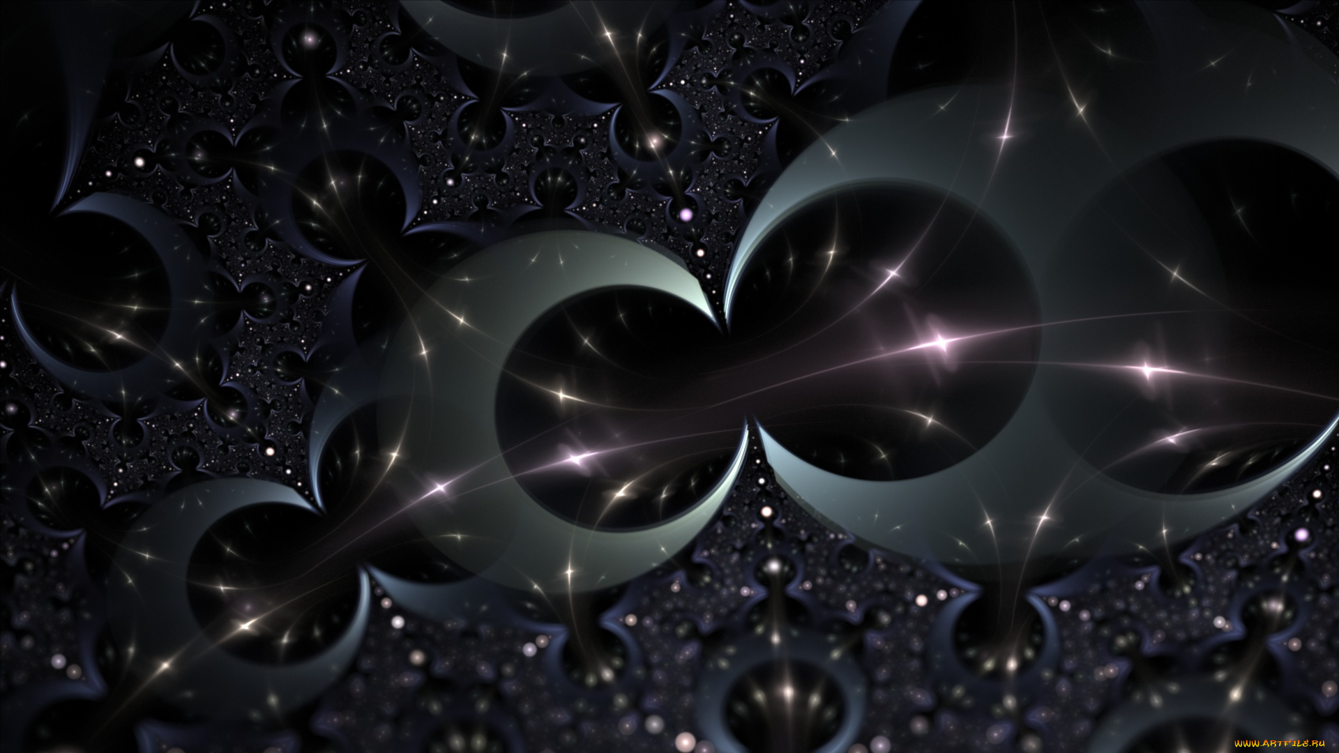 3д, графика, fractal, фракталы, изгибы, цвета, узор, фон, линии