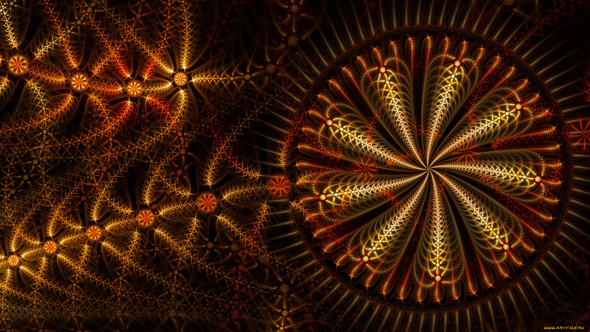 3д, графика, fractal, фракталы, узор, цвета, фон, линии, изгибы