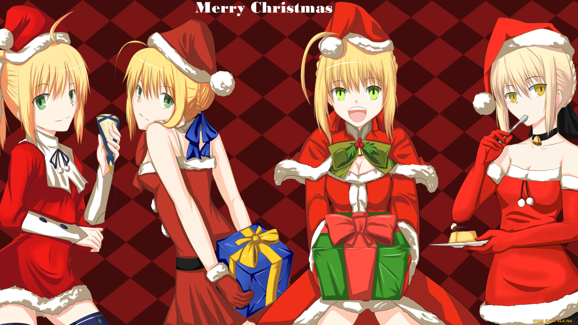 аниме, fate, stay, night, saber, alter, lily, extra