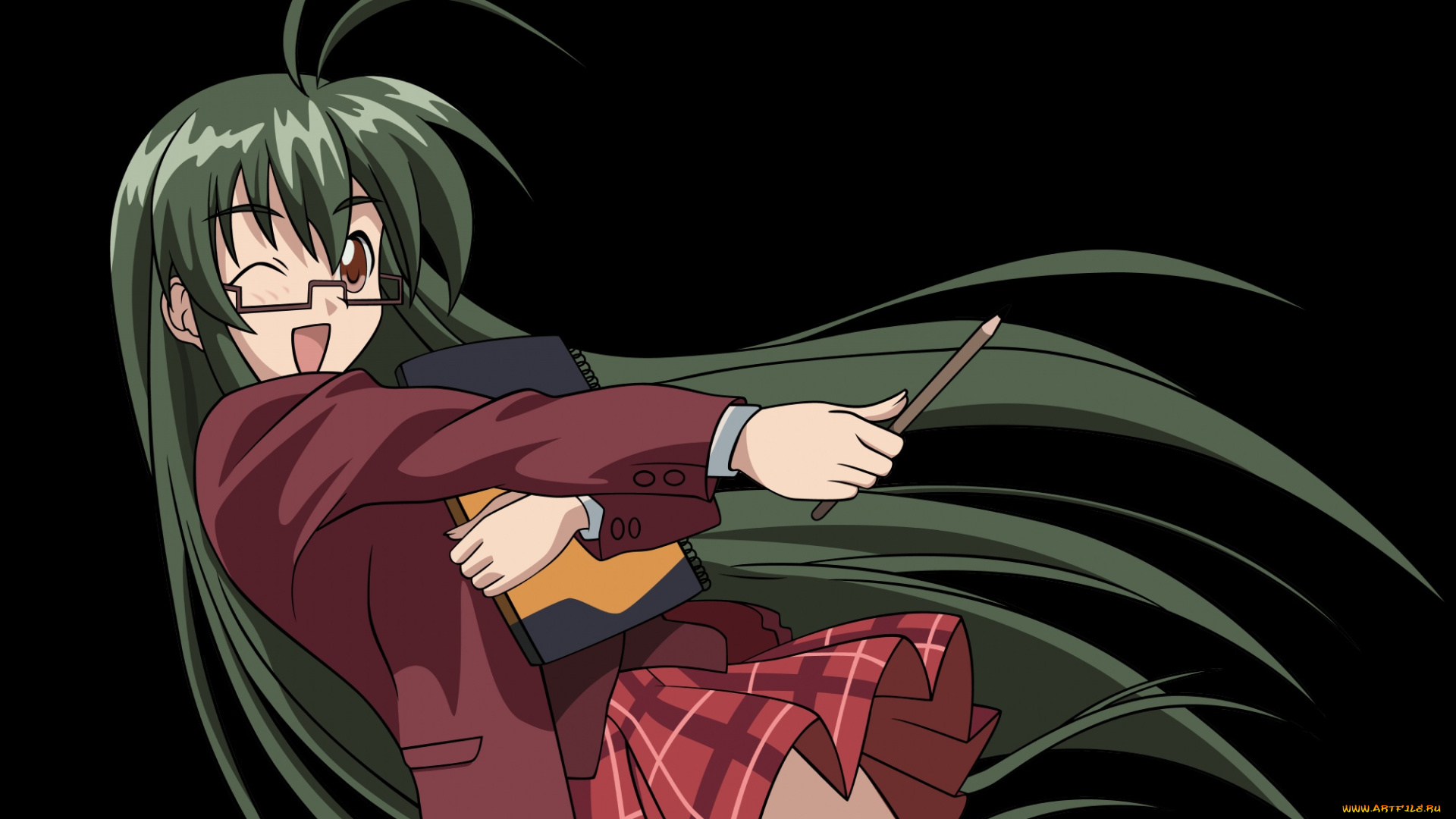 аниме, mahou, sensei, negima, девушка