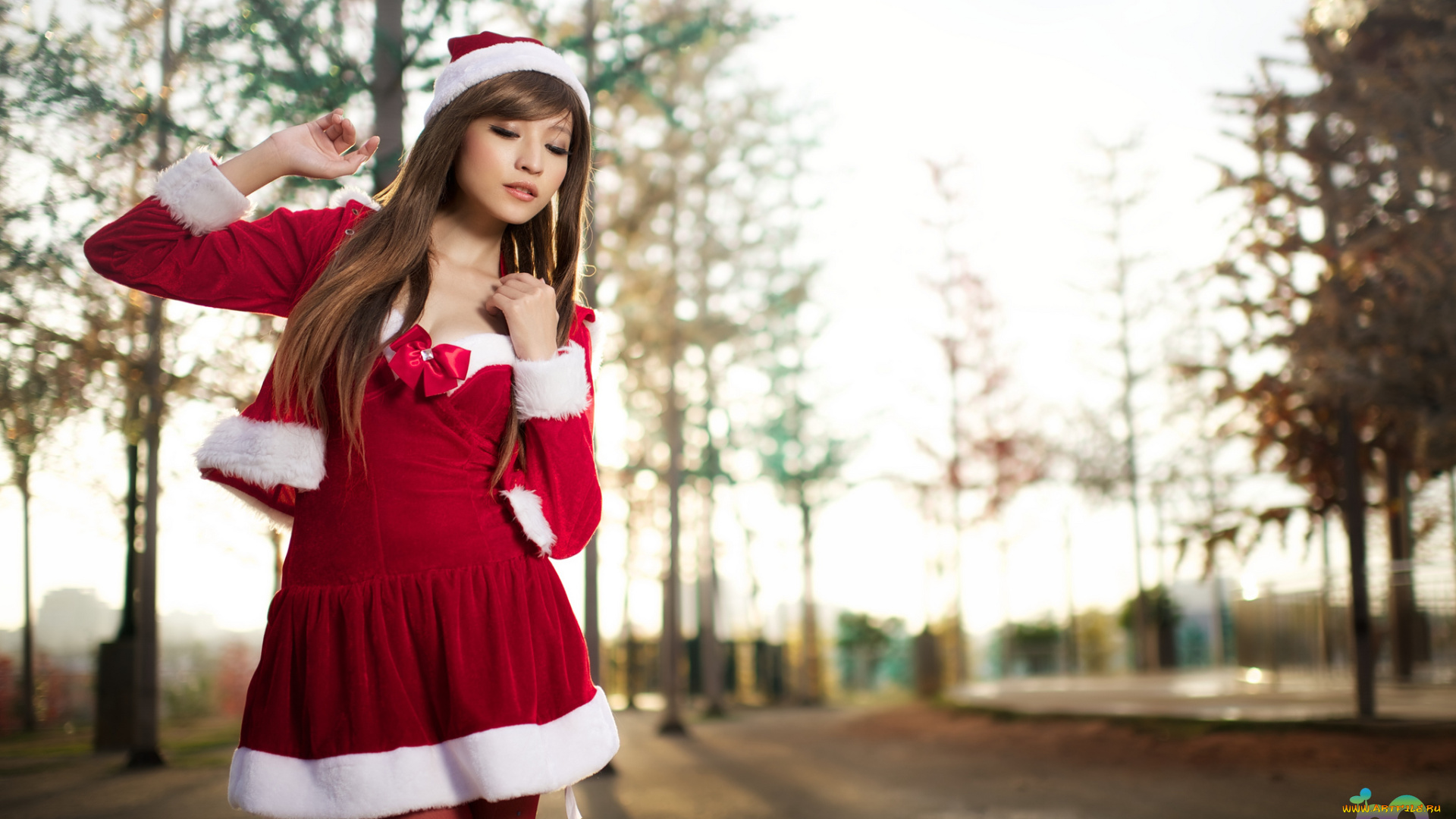 Agnes, Lim, девушки, снегурочка, азиатка