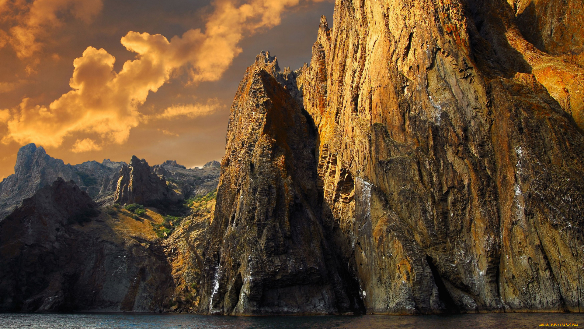 природа, горы, скалы