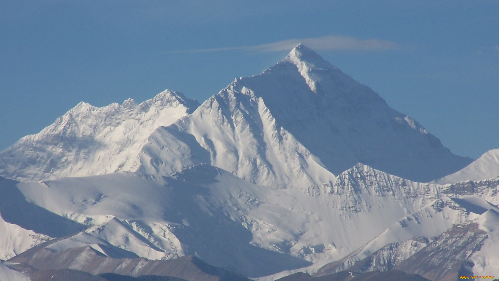 природа, горы, снег