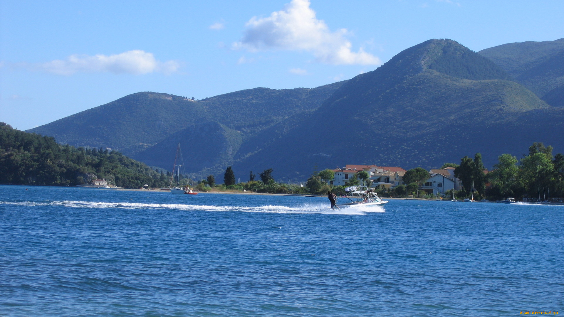 природа, моря, океаны, облака, горы, море