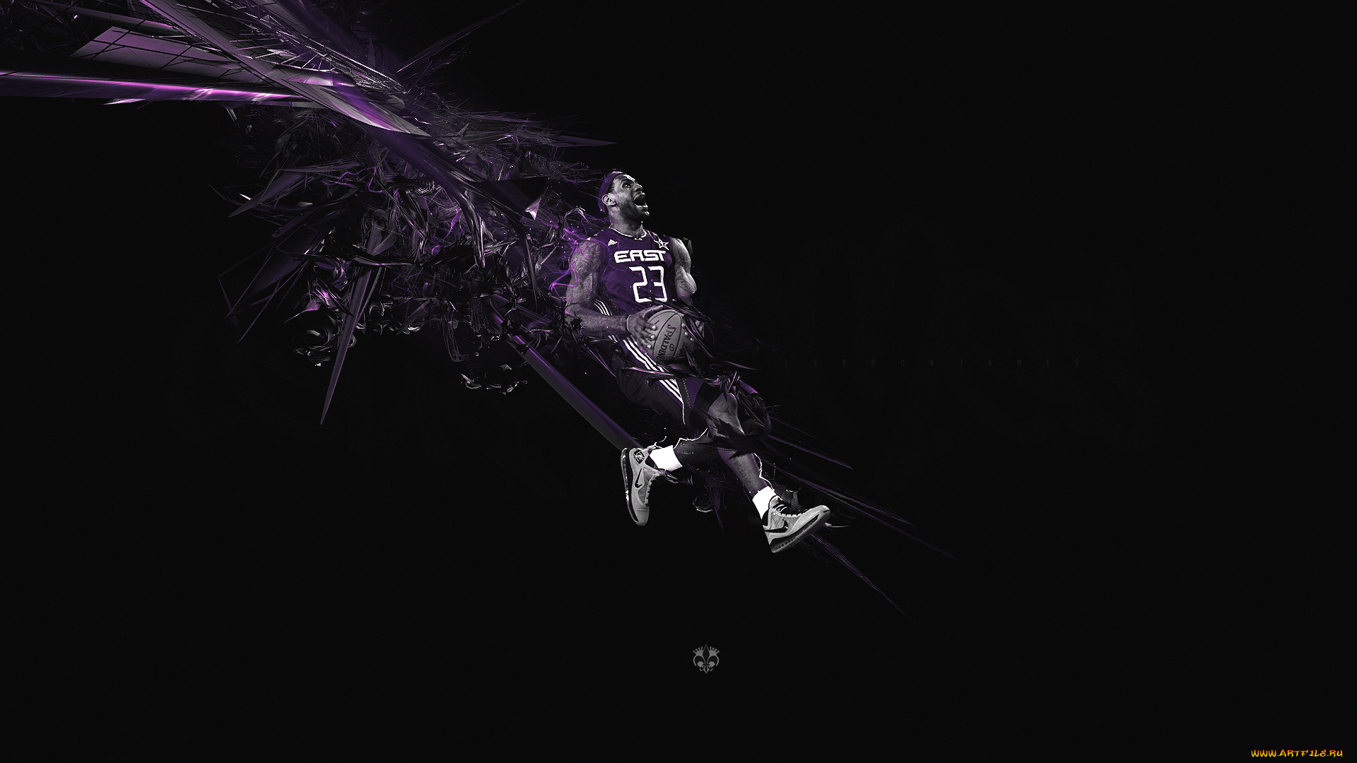 спорт, nba, игра, фон, мяч