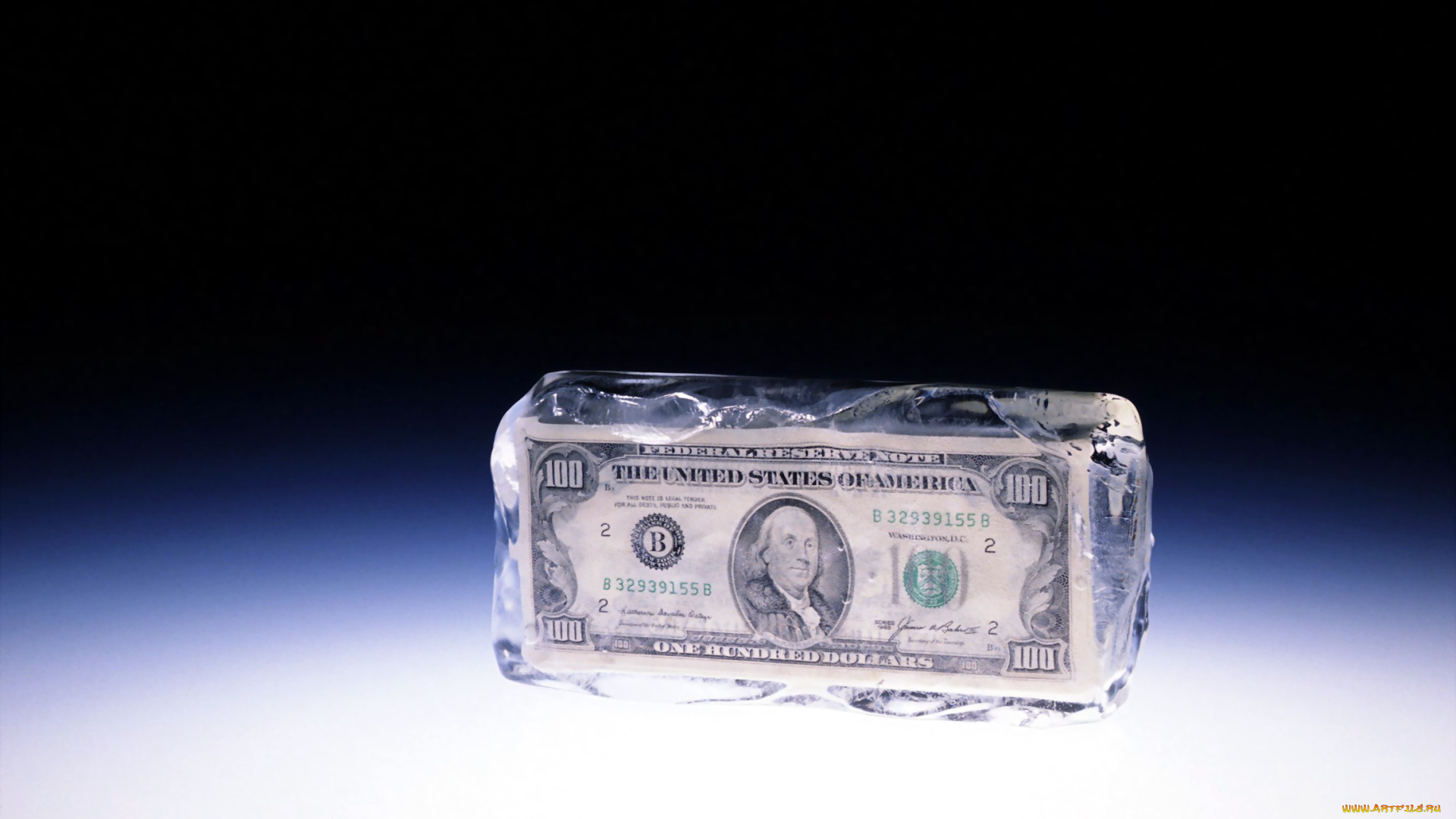 замороженный, вклад, разное, золото, купюры, монеты, лед, деньги, доллары