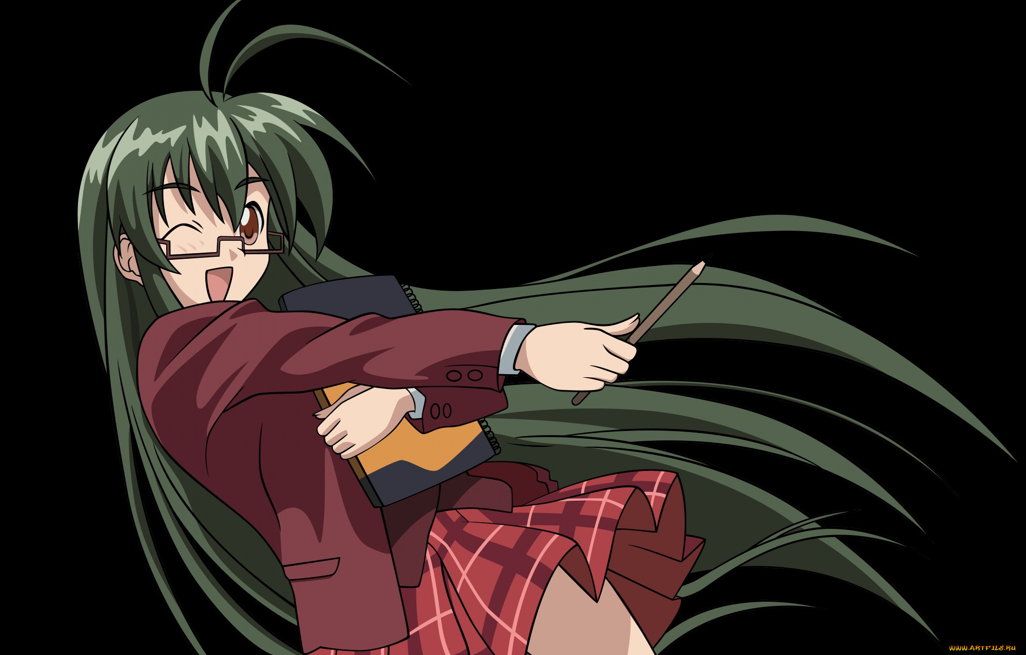 аниме, mahou, sensei, negima, девушка