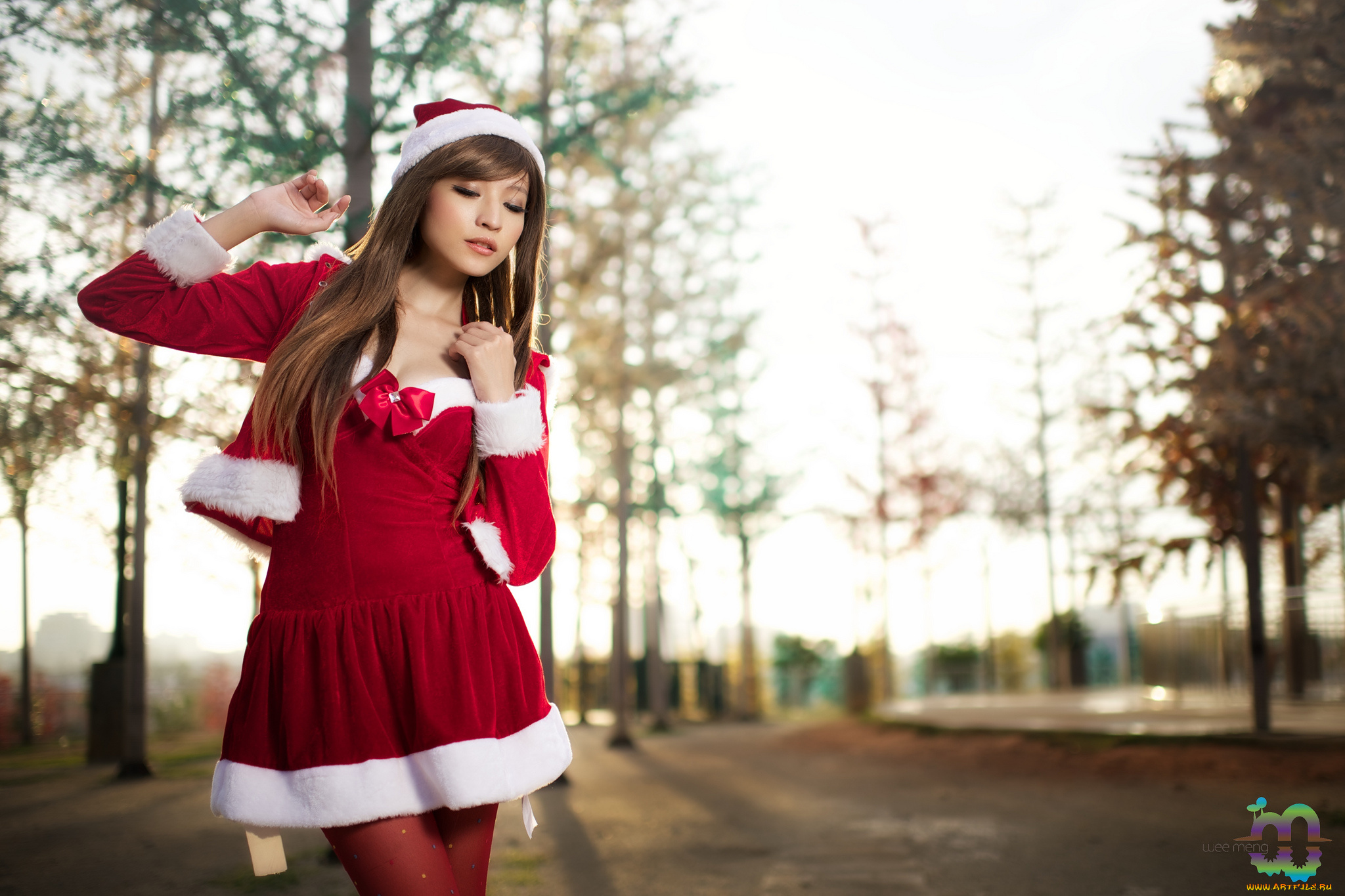 Agnes, Lim, девушки, снегурочка, азиатка