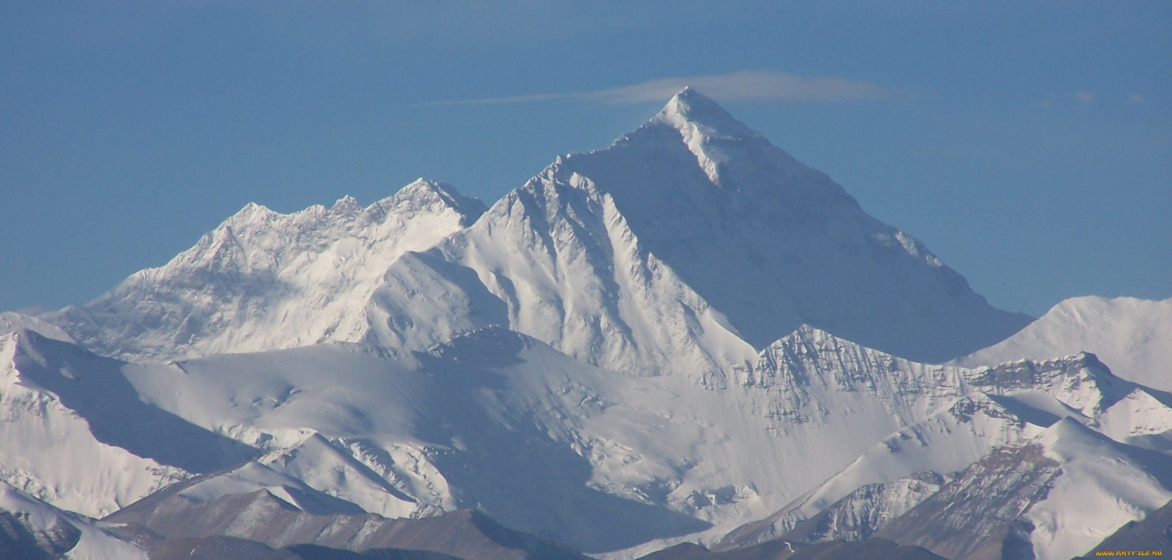 природа, горы, снег