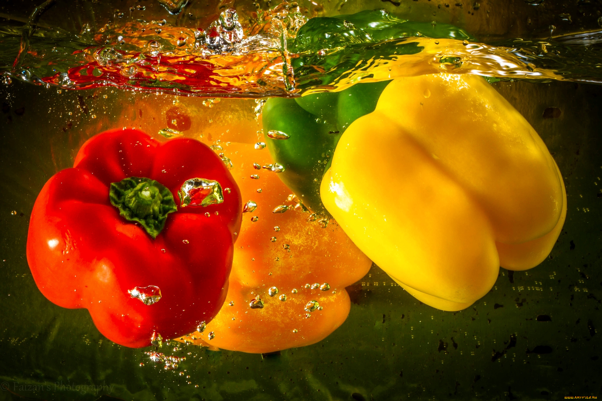 еда, перец, вода